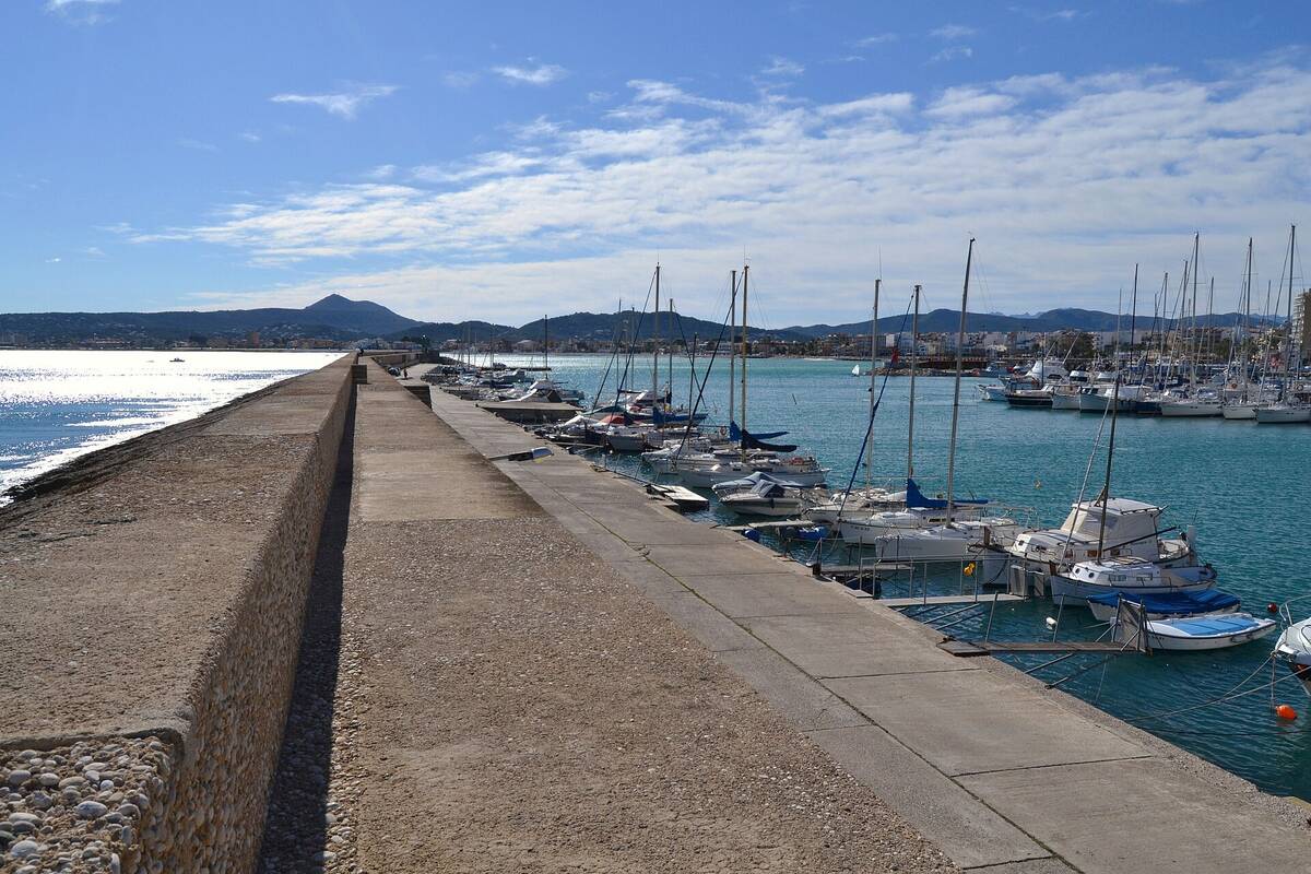 Escollera y puerto deportivo de Xàbia, Jávea